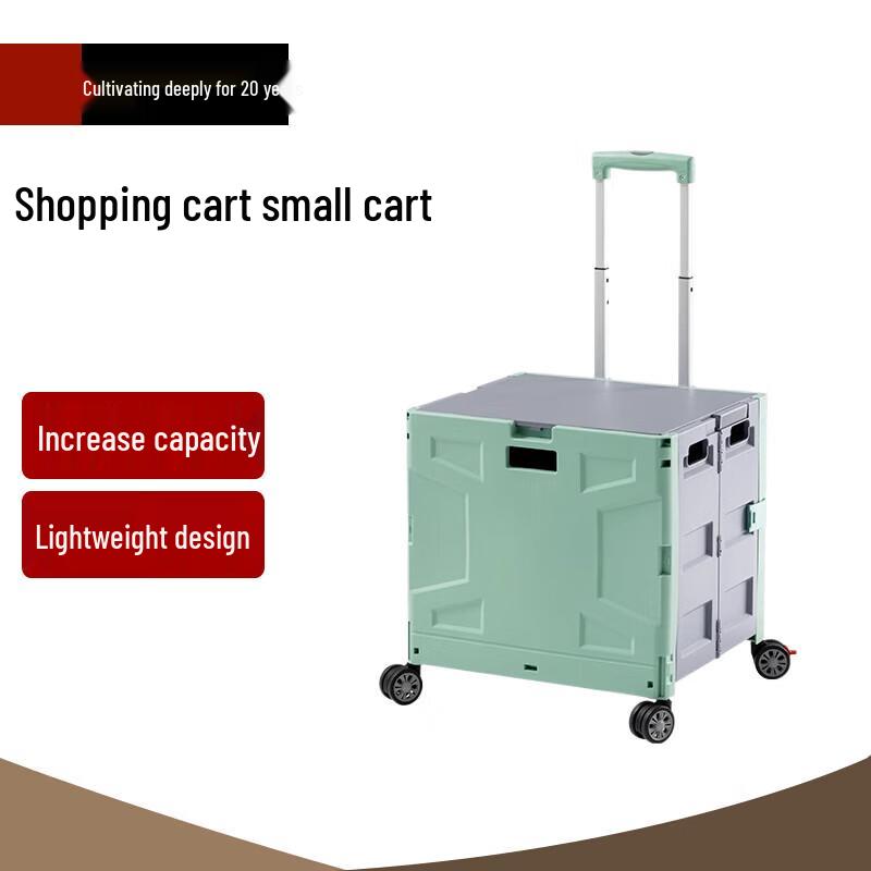 Portable Folding Shopping Trolley