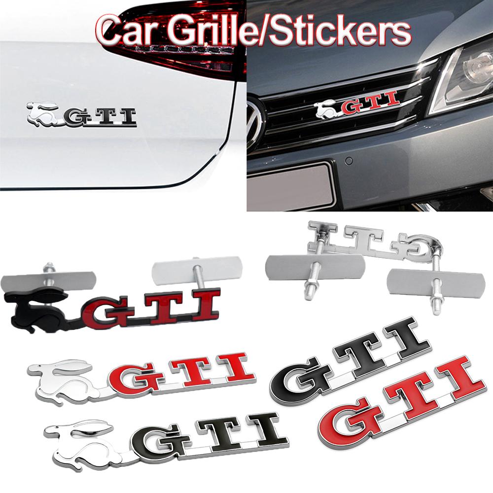 Insignă Metalică 3D Capotă Față Grilă/Autocolante Mașină GTI Pentru Volkswagen Jetta Lavida Bora polo 2018 passat b6 b8 mk6 golf R Rline Bora GJ4