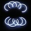 LED Angel Eye Halo Rings Cotton Light WRGB Bluetooth App Conrol Colorful For BMW E46/E36/E38/E39 Headlight DRL Turn Sinal Light