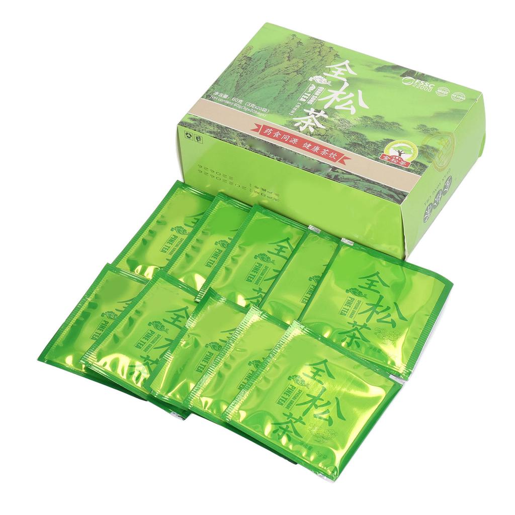 20 stk Urtete-poser Brygging av te Furu pollen Slankende tepose for kvinner 3g per pakke