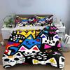 Colorful Cat Art Decor Set Soft Comfortable Duvet Cover Bedding Set Included 1*Duvet Cover & 2*Pillowcases gift
