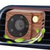 Small Speaker Ar Freshener Long Lasting Fragrance Decoration Wood Speaker Air Outlet Fan Creative Auto Perfume Interior Diffuser