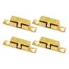 4pcs Copper Cabinet Door Bead Buckle with Dual Spring Tension System and Steel Ball Reinforcement for Durability