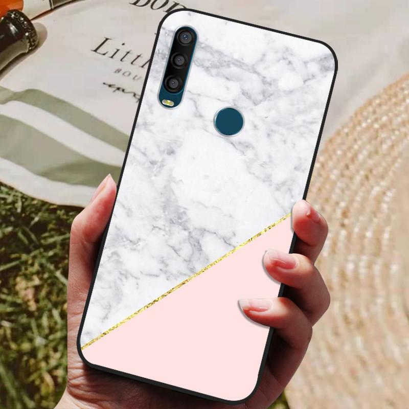 Pour Alcatel 1SE 2020 Coque Anti-choc Fleur Arrière Pour Alcatel 1SE 2020 5030F 5030U 5030D Silicone Souple Coques de Téléphone Pare-chocs