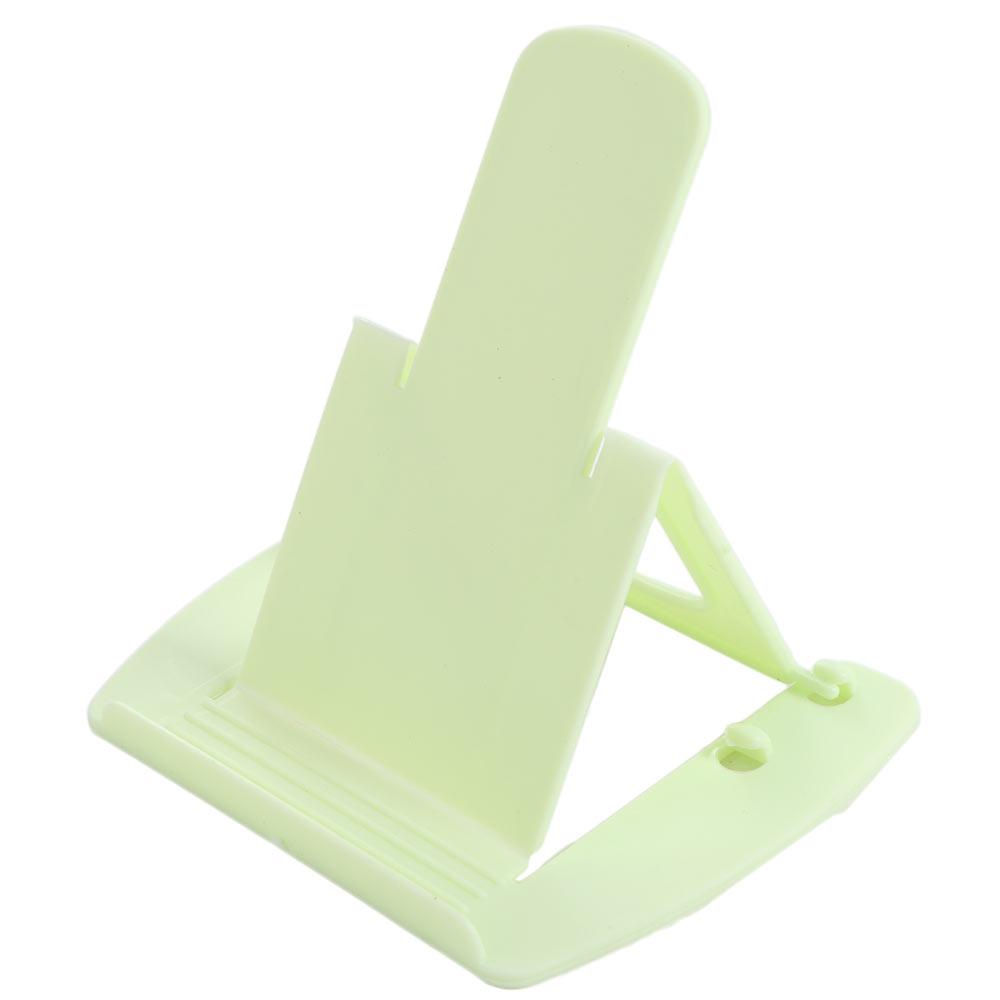 

Plastic Foldable Desktop Phone Holder Adjustable Multi-functional Mobile Tablet Stand Desk Decor Mini Cell Phone Bracket зелений