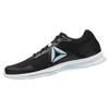 Reebok Express Lightweight Breathable Low-Top Running Shoes Women Sneaker Black Blue CM9963