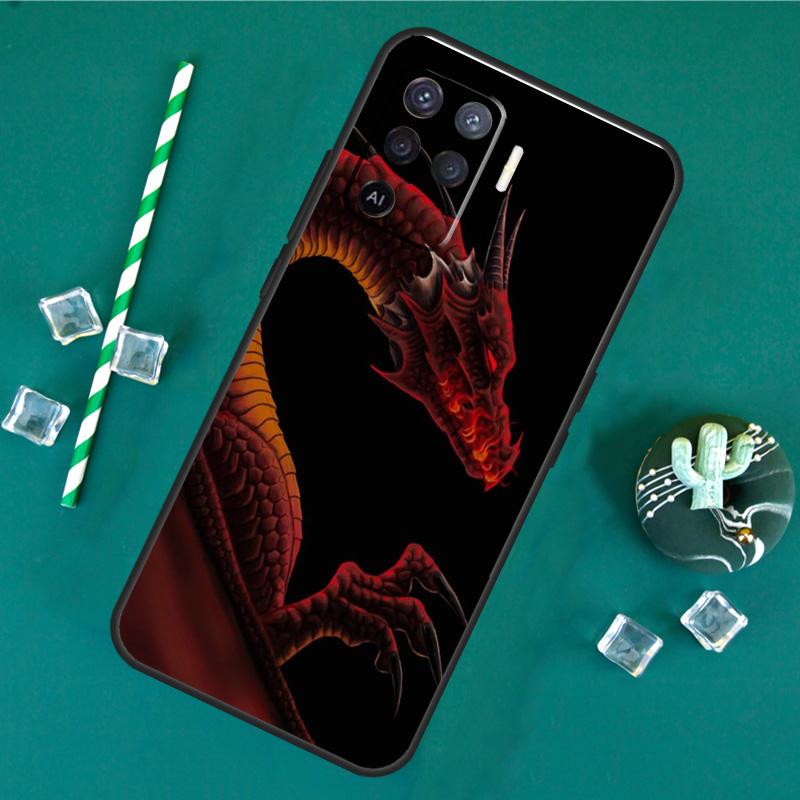 

Asian Chinese Dragon Case For Oppo A60 A40 A80 A16 A76 A96 A18 A38 A58 A78 A98 A91 A15 A17 A74 A94 A54 A57S Cover OPPO A60 5G