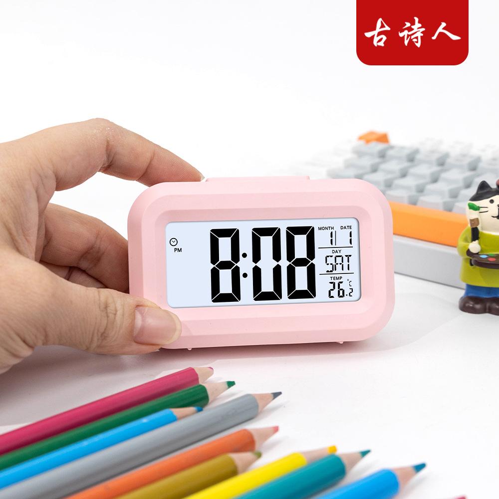 Explosive Mini Luminous Small Alarm Clock Student Multifunctional Alarm Clock Wake Up Artifact Smart Electronic Clock
