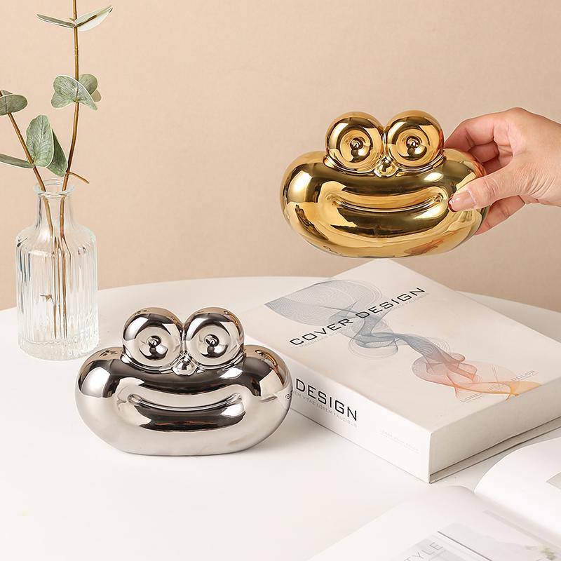 Unique Sausage-Shaped Decorative Ceramic Home Decoration Ornaments Creative Kitchen Living Room Decor Accessories