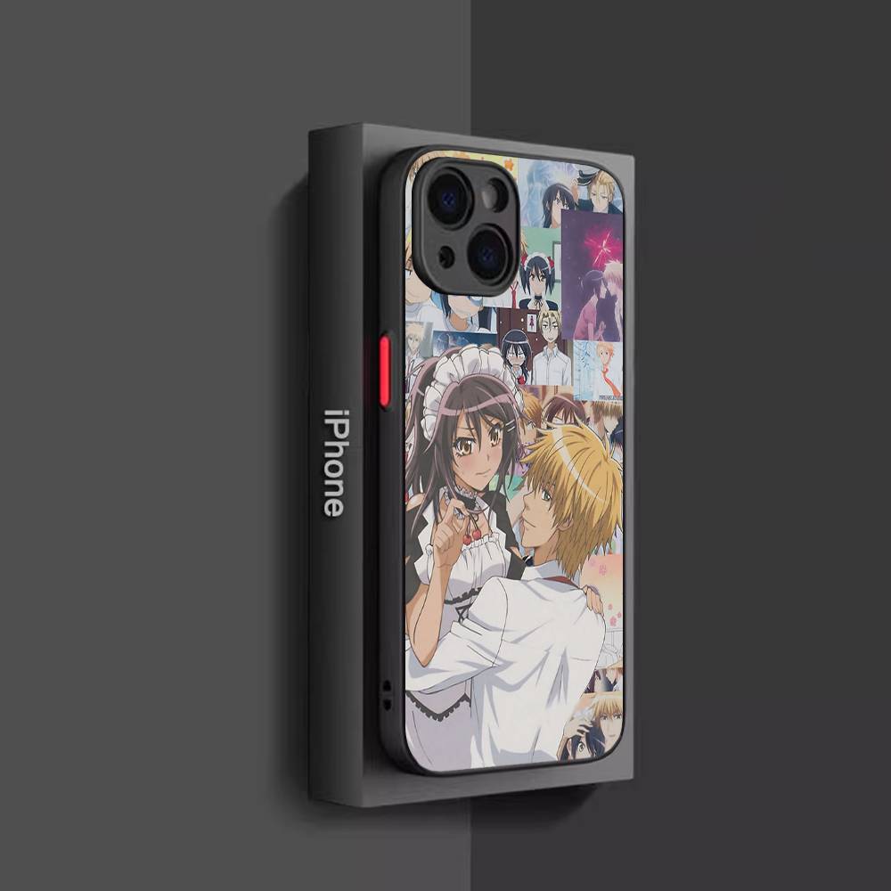 Kaichou Wa Maid-Sama Pour IPhone 15 16 Pro Max 11 12 13 14 XS XR X Plus 16E Coque de Téléphone Mate Translucide
