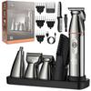Waterproof electric shaver, household men's hair clipper, multi-functional electric nose hair trimmer set wholesale
