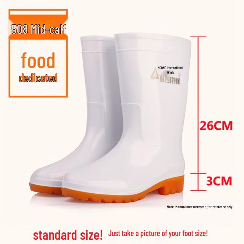 

GUAIKEAI Warm Anti-Slip Food Factory Rain Boots