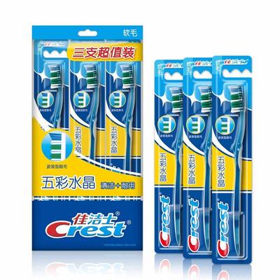 Crest Zahnbürsten für Erwachsene mit weichen Borsten 3er-Pack