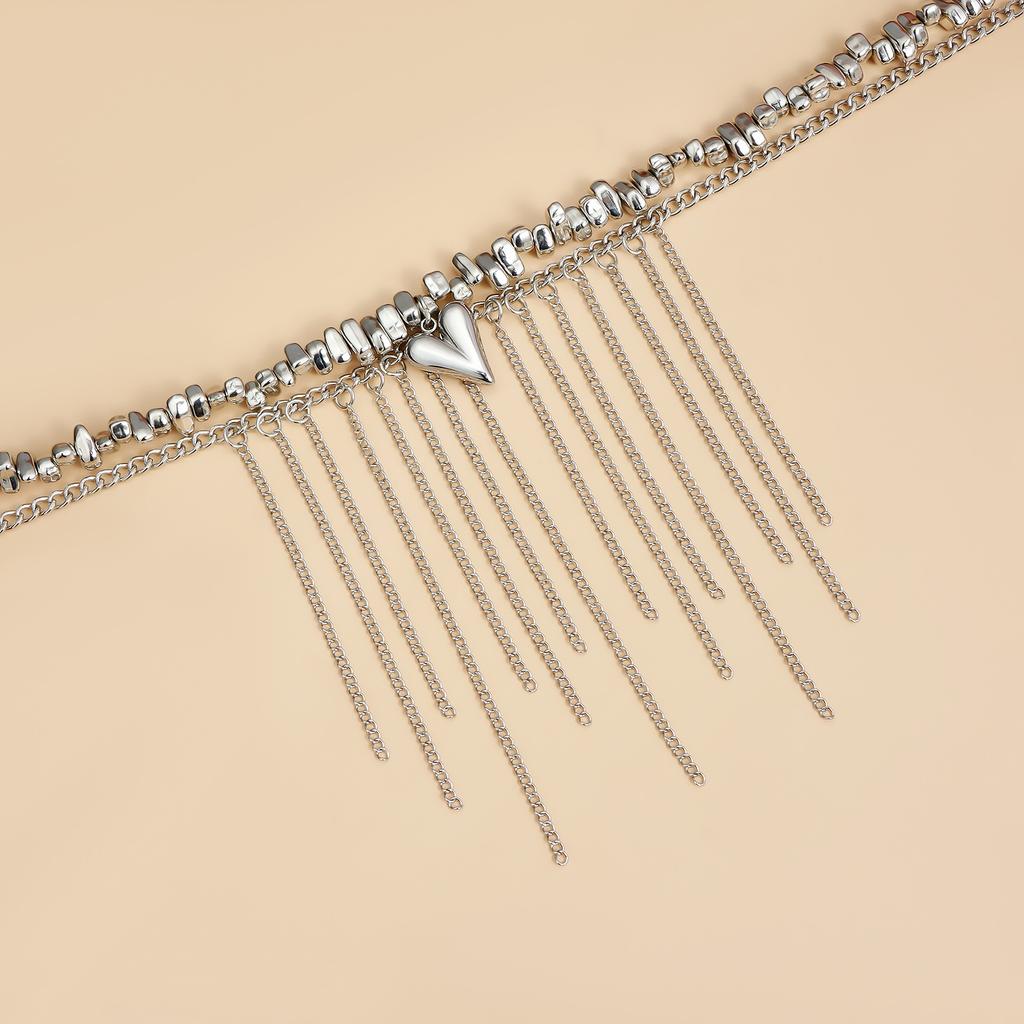 Ins Love Tassel Necklace for Women Party Jewelry Festivals Gift Accessories