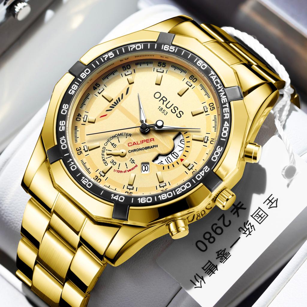 Watch Waterproof Non-Mechanical Watch Large Dial Watch Oversized New Concept Calendar Watch Creative Technology