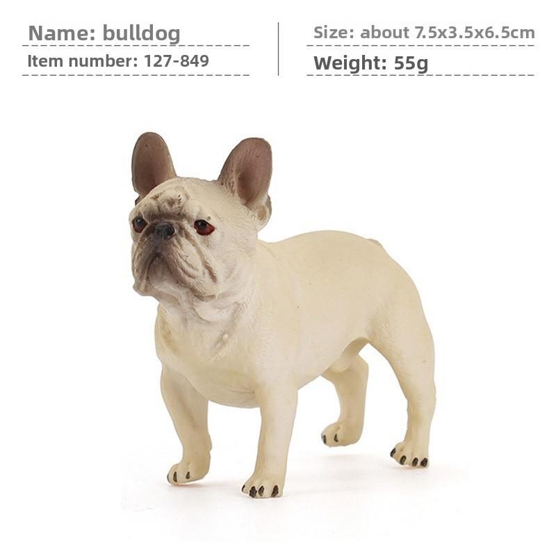 Realistic French Bulldog Pvc Collectible Model For Home Decor And Dog Enthusiasts