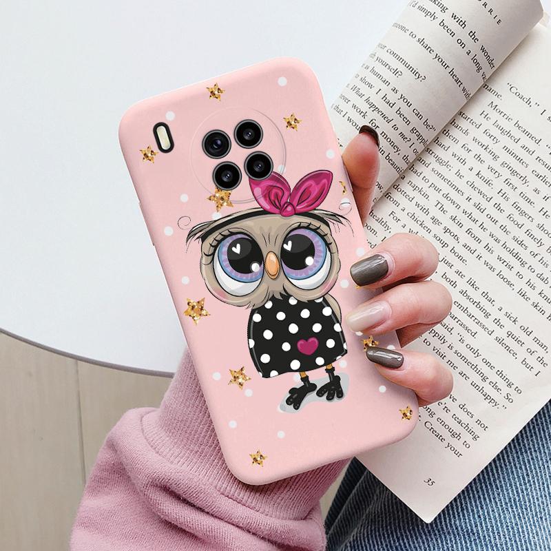 Flowers Funda For Honor 50 Lite Capa Phone Case Soft Silicone Leopard Print Cute Cat Bear Back Cover Shockproof For Honor 90 200
