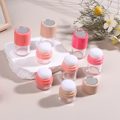 Mini Prázdna Naplniteľná Nádobka na Sypký Púder s Labutienkou DIY Kozmetická Nádobka na Púder Nádobka na Lícenku Dokončovací Púder