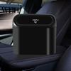Easy To Install Car Litter Box Trash Can with Press-to-Open Lid High-Strength Hook Installation Small Seatback Pocket Hanging Odor-free Accessories