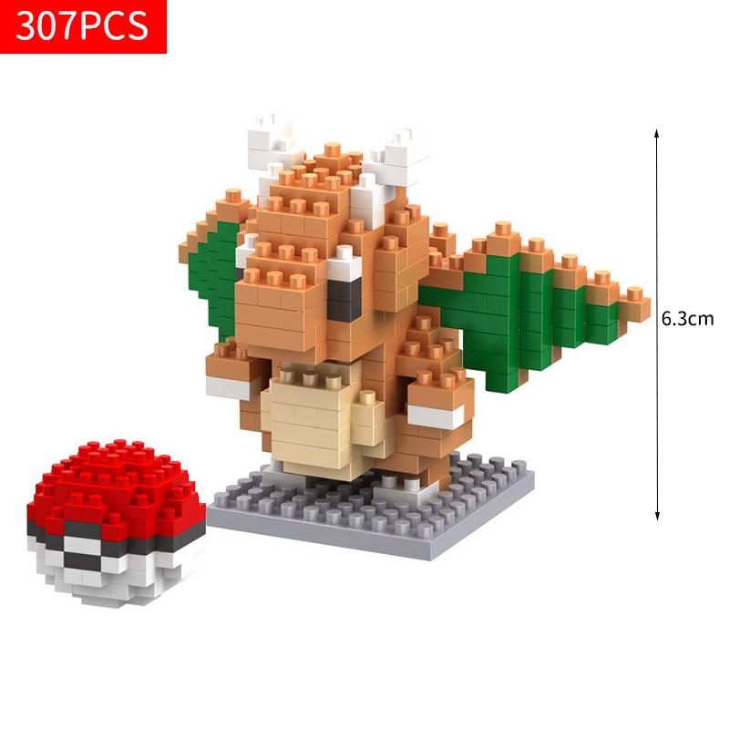 Pokemon Toy Lega Building Blocks Pokémon Action Cartoon Character Pikachu Assembled Model Building Block For Boys Birthday Gifts