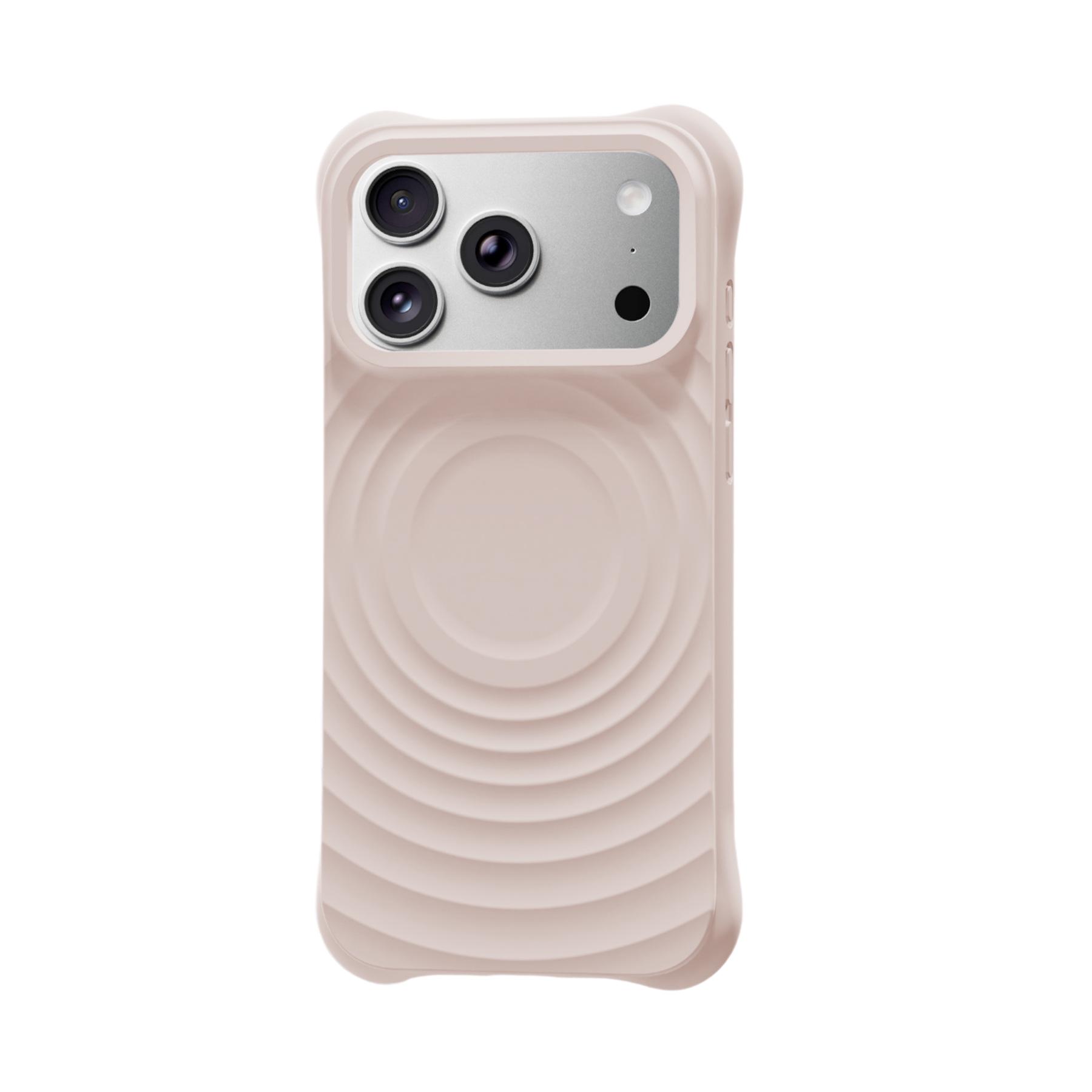 Apple 17 Pro Max Magnetic Wave Pattern Liquid Silicone Protective Case 17Pro