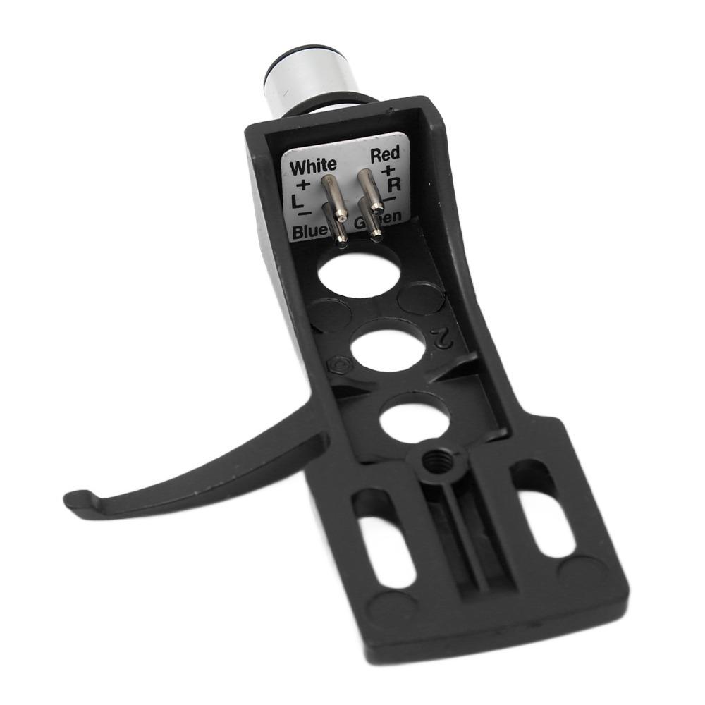 4 Connection Wires Vinyl Stylus Holder Aluminium Alloy Turntable Headshell Mount For DJ Use