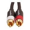 RCA Audio Cable, Amazon Basics, 2-Male To 2-Male, 2.4m, Black