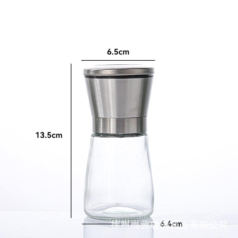 Stainless Steel & Ceramic Manual Grinder for Black Pepper, Sichuan Pepper, Sea Salt Seasoning