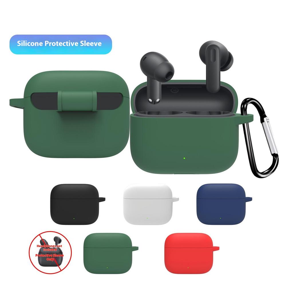 For Oppo Enco Air4i Protective Case Bluetooth-Compatible Earphones Silicone Cover with Hook