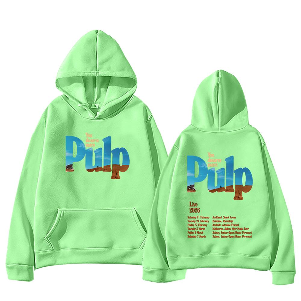 Pulp Rock Band Fashion Hoodies Pulp Live 2026 Graphic Clothes Women Men Casual Versatile Long Sleeve Pullovers Sweatshirts