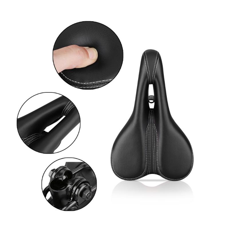 Shock Absorbs Comfortable Ventilate Hole Bicycles Saddles Hollow Bikes Seat Cushion for Mountain Bikes Road Bicycles