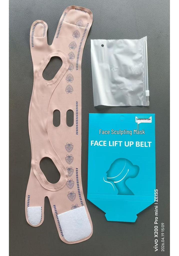 V-Face Lifting Bandage: Anti-Snoring, Tightens Chin, Improves Nasolabial Folds, Elastic & Breathable for Sleep