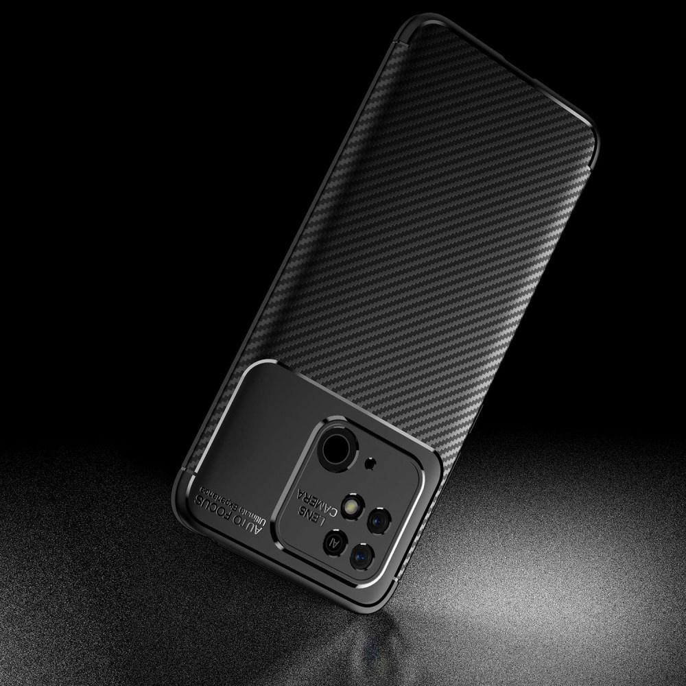 Case for Xiaomi Redmi 10C, Carbon Gel, black