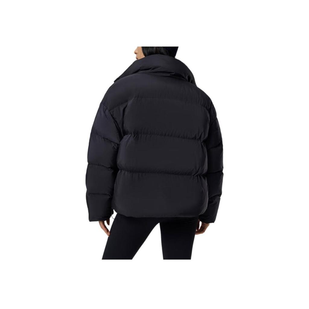 Saucony Lightweight Short Soft Loose Down Jacket Women Jackets Black SC1240051C-BK01