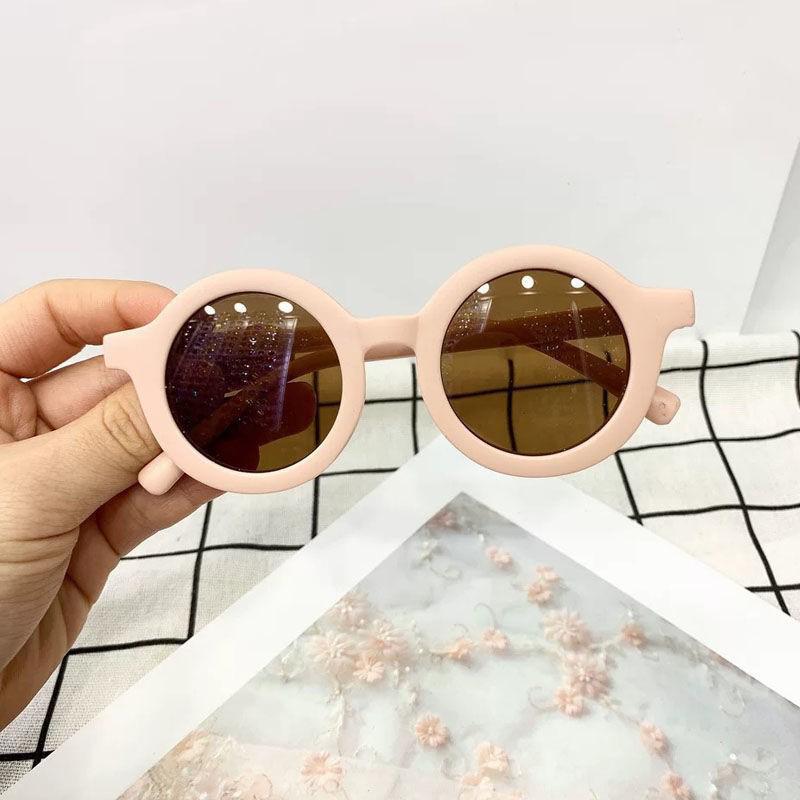 Children's Sunglasses Anti-Uv Round Frame Kids Sunglasses Baby Boys Girls Eyewear