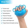 Hand Exercise Ball Finger Therapy Ball - Grip Strengthening, Improve Flexibility, Squeeze Stress Relief Balls, Resistance Strength Trainer for Hand