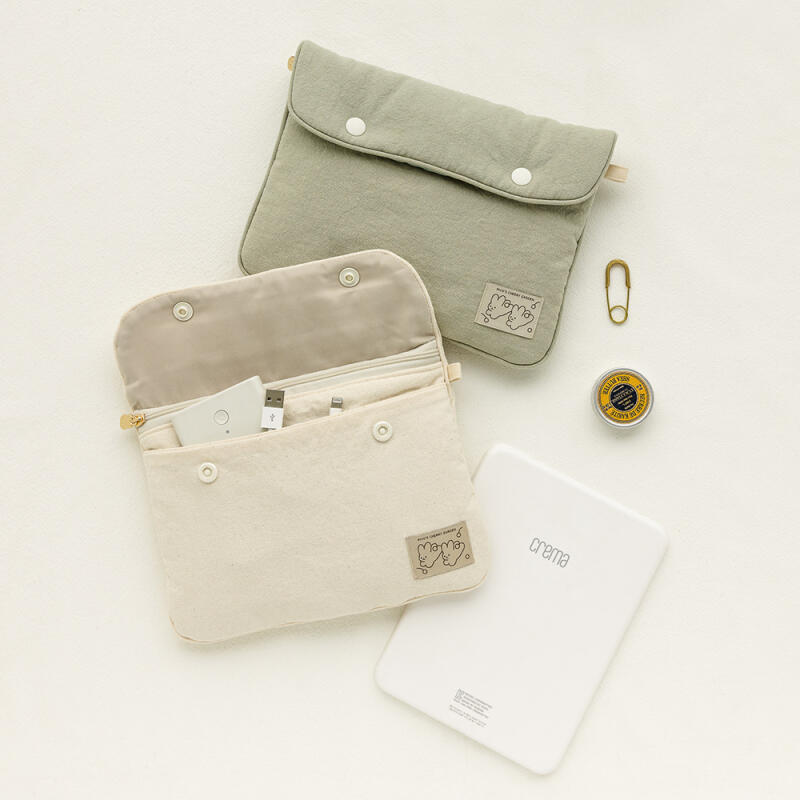 Кошелек Piyo с двойной застежкой 2 цвета Ivory