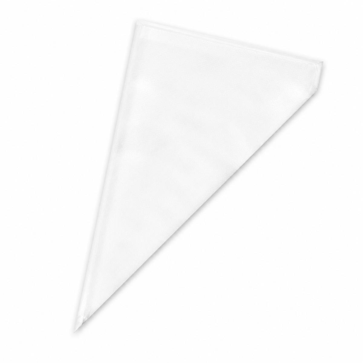 Piping Bags 100 Pcs Large White Disposable Triangular Pastry Icing Bags for Cake Decorating, Cupcakes, Dessert Baking and Pastry Use