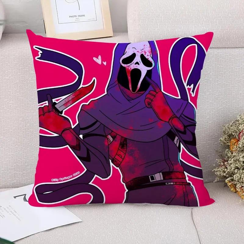 

Ghostface Cushion Cover for Pillow Covers Decorative Short Plush Pillowcases x Cushions Pillowcase Twin Size Bedding 66x66cm