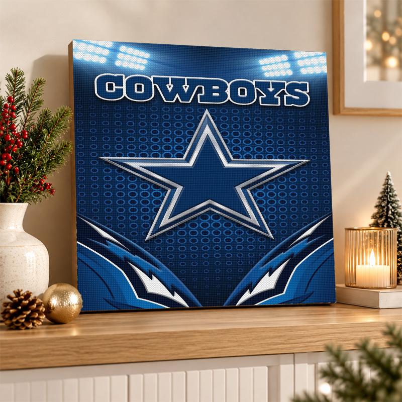 Dallas Cowboys Diamond Painting Kit 5D Full Drill DIY Diamond Mosaic Wall Art Home Decor