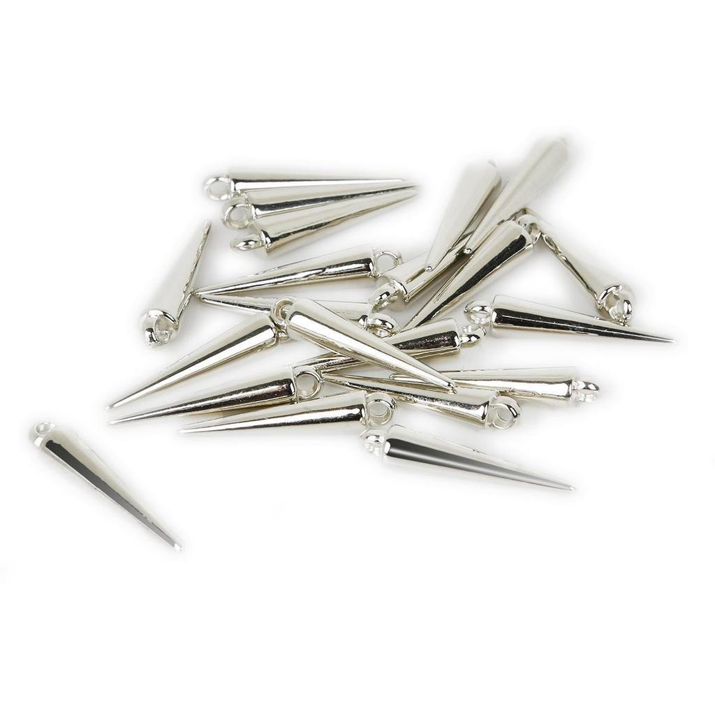 Gold Electroplated Acrylic Beads Pendant Bracelet Necklace Earring Jewelry Making Kit.