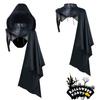 Reaper Grim Cape Medieval Retro Shawl Gothic Vampire Halloween Party Prop Gifts