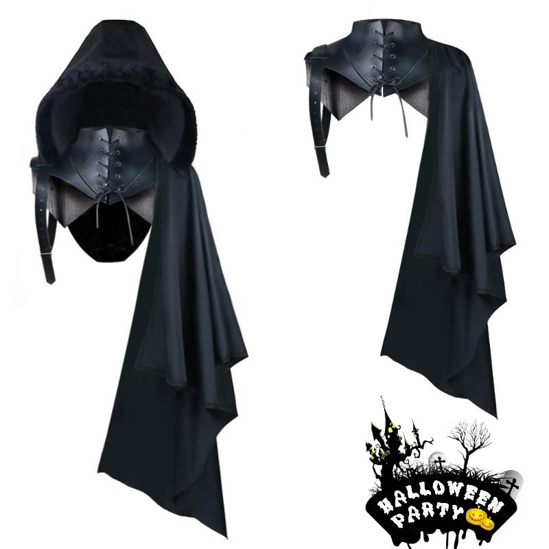Vintage Style Vampire Mantle For Halloween Party Or Stage Costume
