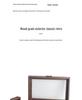 Dustproof Wood Grain Leather Jewelry Watch Box with Glass Display Top