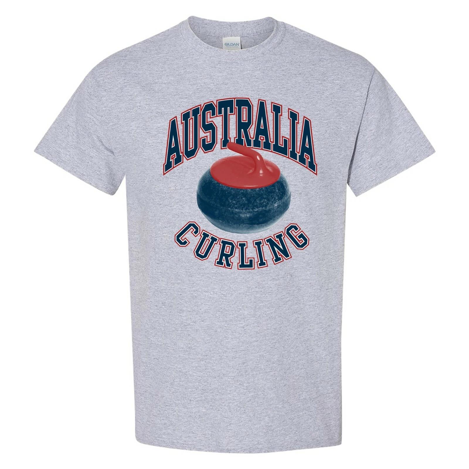 Australia Curling Unisex T-Shirt - Sport Grey L
