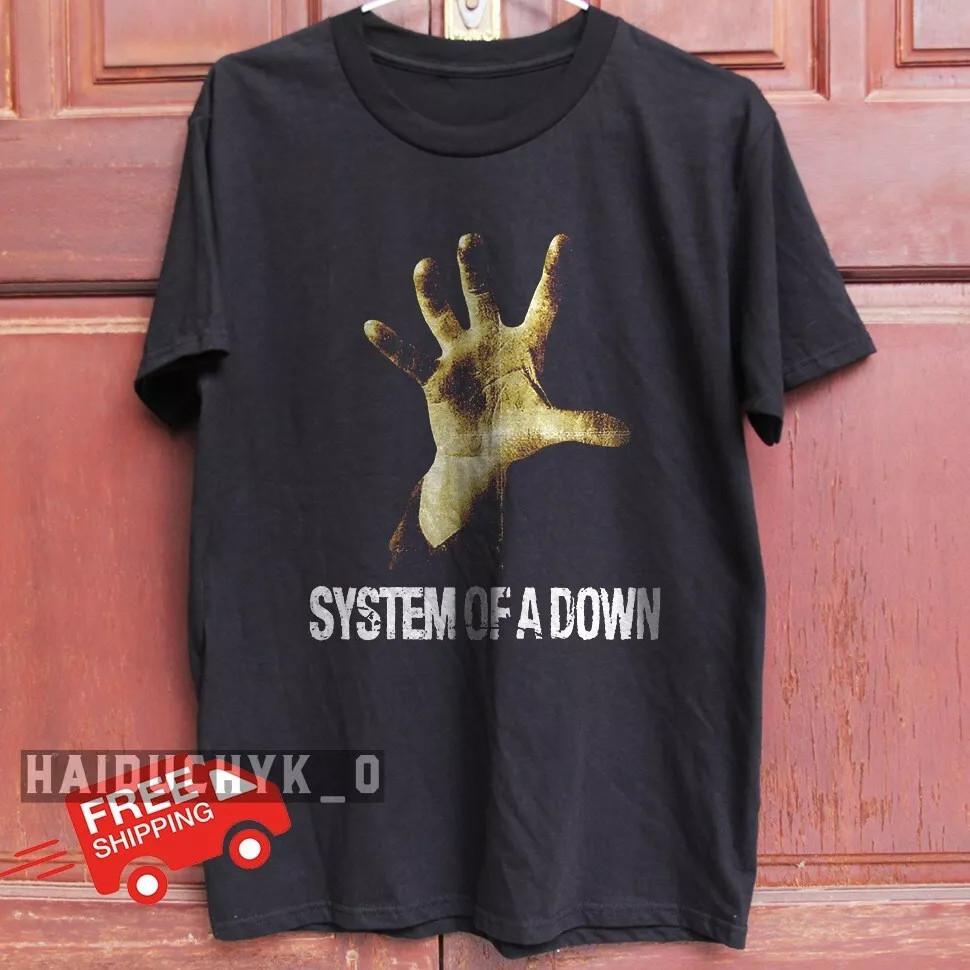 

System of a Down SOAD БАНДА ПОДАРОК ДЛЯ ФАНАТА Футболка Полный Размер S-5XL Унисекс Футболка L