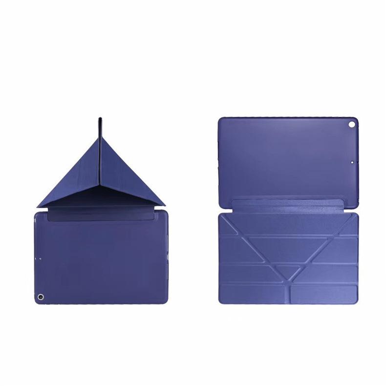 Silicone Full Coverage Foldable Soft Shell Case for iPad 9.7, 10, 10.2, Air 4 10.9, and Pro 11