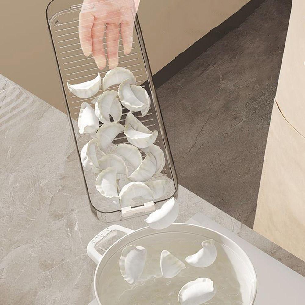 Plastic Dumpling Box 1/2/3/4 Layers Pasta Storage Box Portable Cookie Storage Containers Fridge
