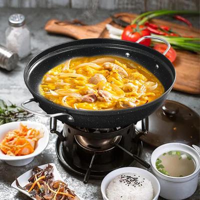 Korean Cooking Pot for Soup, Seafood, And Noodles with Double Handles
