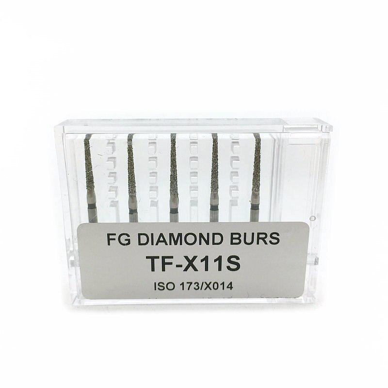 Super Coarse Diamond Burs Dental High Speed Drills Teeth Polishing Product Dentistry Instrument TF-X11S